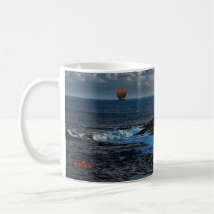Wick Bay Wikinger-Langschiff Kaffeetasse