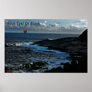 Wick Bay Wikinger-Langschiff Poster