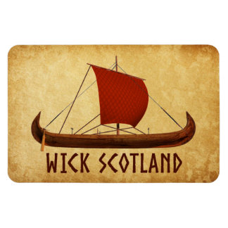 Wick Scotland Wikingerschiff Magnet