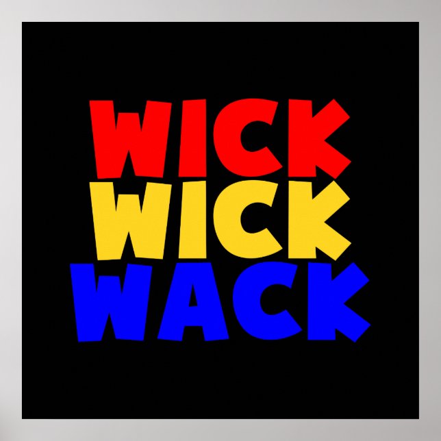 Wick Wack Poster (Vorne)