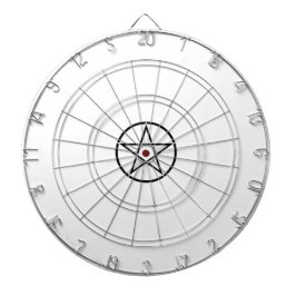 Wickanisches Pentagramm (Pentagram) Dartscheibe