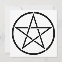 Wickanisches Pentagramm (Pentagram) Karte