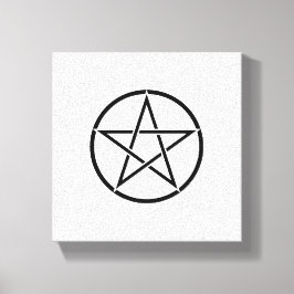 Wickanisches Pentagramm (Pentagram) Leinwanddruck