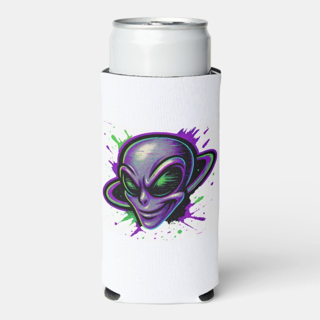 Wicked Alien Selters Dosenkühler (Seltzer Vorderseite)