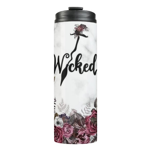 Wicked Autumn-Rose Thermosbecher (Vorderseite)