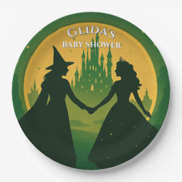 Wicked Baby Shower Plates | Glinda & Elphaba Party Pappteller