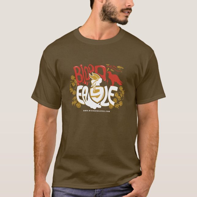 Wicked Beaver Brewing Co. Viking Ale T-Shirt (Devant)