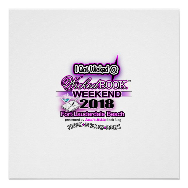 Wicked Book Weekend 2018 Signing Poster (Vorderseite)