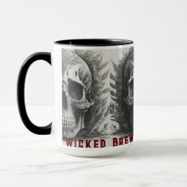"Wicked Brews: A Haunting Sip" Halloween-Kaffeetas Tasse