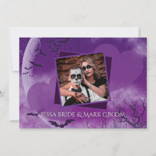 Wicked Fun Halloween Liebe Moon Save the Date Foto