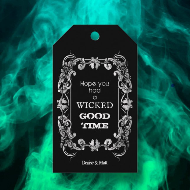 Wicked Good Time Halloween Gefallen Geschenkanhänger (Von Creator hochgeladen)