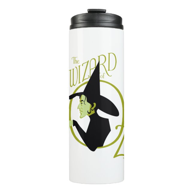 Wicked Hexe™ Der Assistent für OZ™-Logo Thermosbecher (Vorderseite)