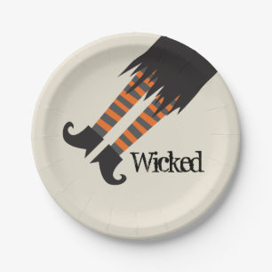 Wicked Hexe Funny Halloween Pappteller