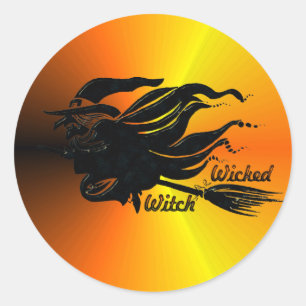 Wicked Hexenkleber Runder Aufkleber