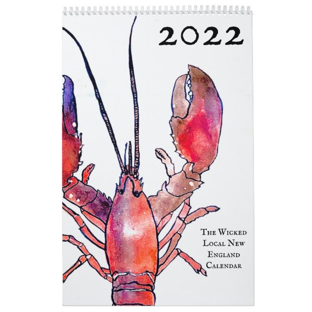 Wicked Locale Nouvelle-Angleterre Calendrier 2022 (Protection)