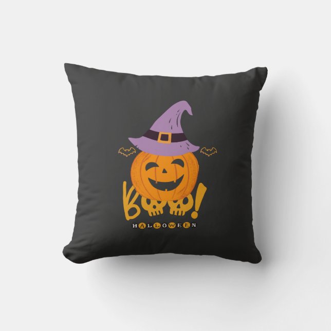 Wicked Pumpkin Kissen (Vorderseite)