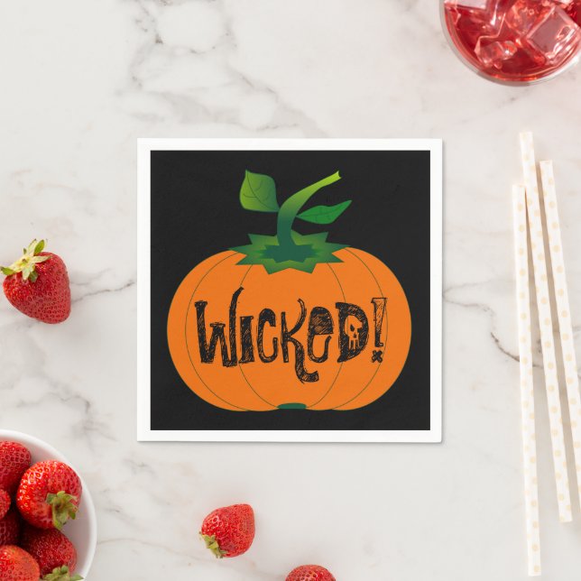 Wicked Pumpkin Serviette (Beispiel)