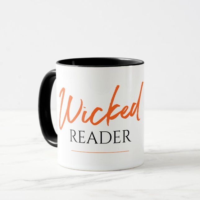Wicked Reader - Ein wenig verwirrte Tasse (Vorderseite Links)