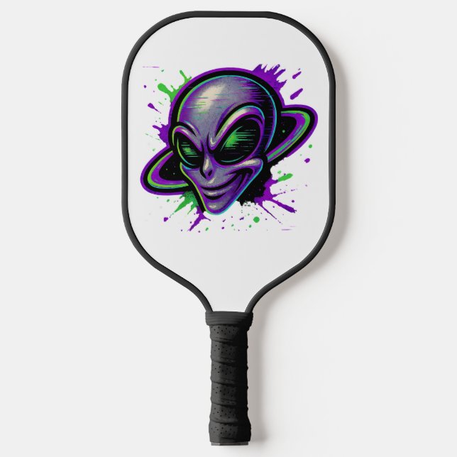 Wicked Shot Alien Pickleball Schläger (Vorderseite)