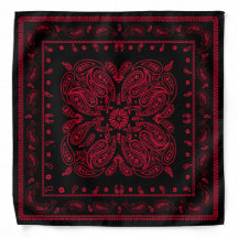 Wicked Style Red und Black Paisley