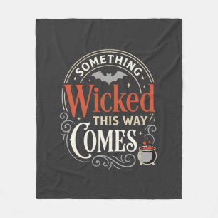 Wicked This Way Comes Halloween-Design_1 Fleecedecke