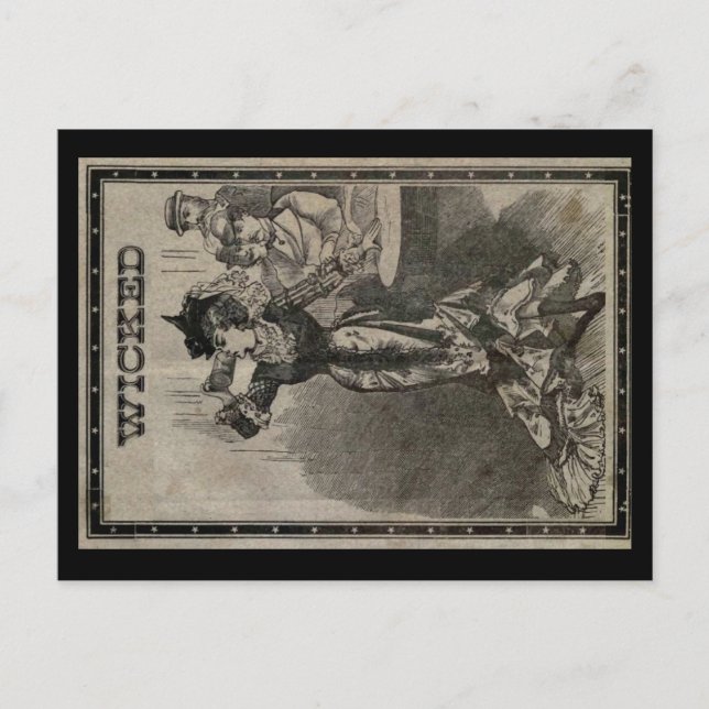 Wicked Woman Postcard Postkarte (Vorderseite)