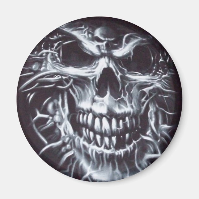 WICKEDSKULL MAGNET (Vorne)