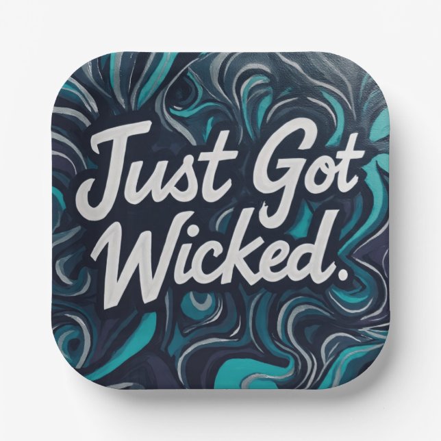 WickedWitch Pappteller (Vorderseite)