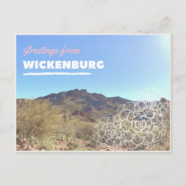 Wickenburg Landscape Postcard Postkarte (Vorderseite)
