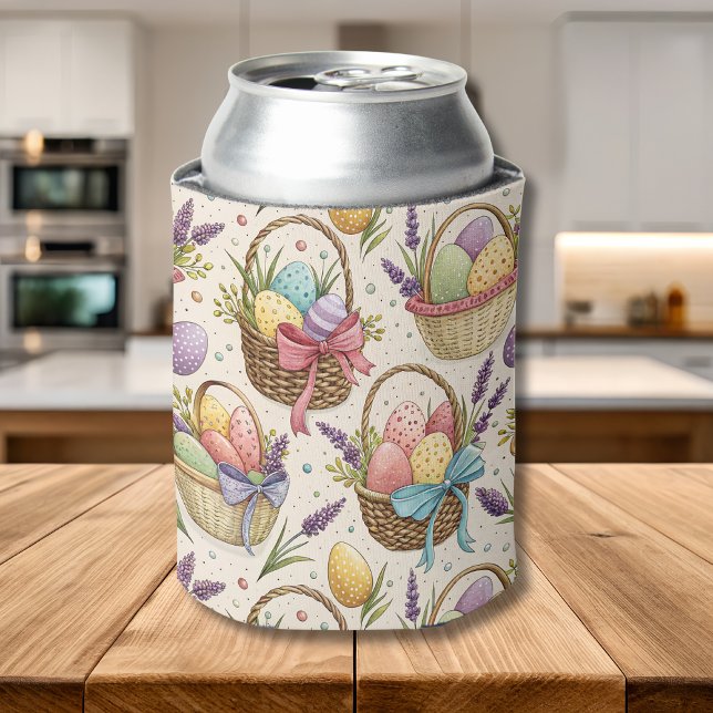 Wicker Basket Easter Eggs with Lavender Dosenkühler (Von Creator hochgeladen)