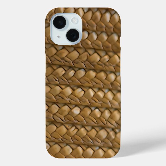 Wicker Straw Rattan Case-Mate iPhone Hülle (Rückseite)