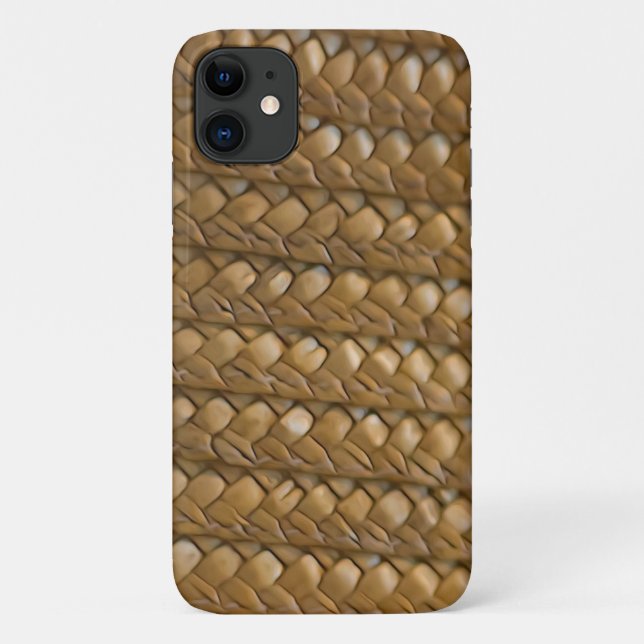 Wicker Straw Rattan Case-Mate iPhone Hülle (Rückseite)