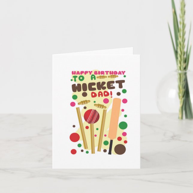 Wicket Vater Funny Birthday Card Karte (Vorderseite)