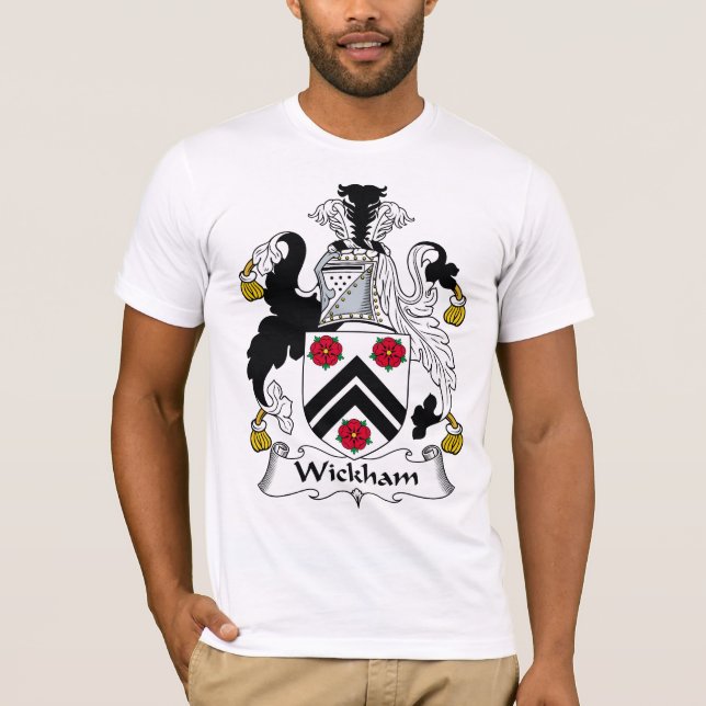Wickham Familienwappen T-Shirt (Vorderseite)