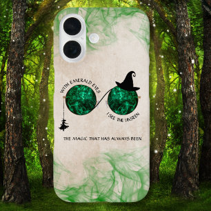 Wicklerisch verzaubert Emerald Eye iPhone-Fall iPhone 16 Hülle