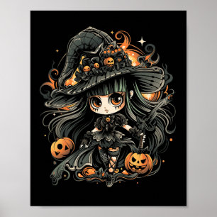 Wicklerisch verzaubert Halloween Art Poster