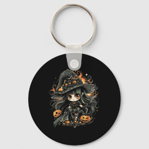 Wicklerisch verzaubert Halloween Art Schlüsselanhänger