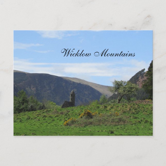 Wicklow Mountains Irland irische Landschaft Postkarte (Vorderseite)