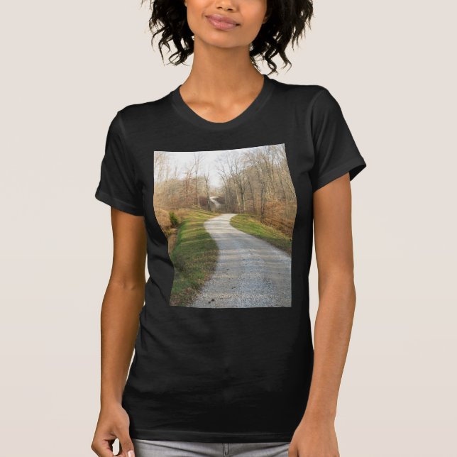 Wicklungs-Land-Straße T-Shirt (Vorderseite)