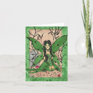 Wickly Green Notecard Karte