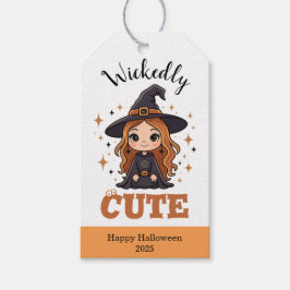 Wickly Niedlich Halloween Hexe | Spooky Adorable Geschenkanhänger