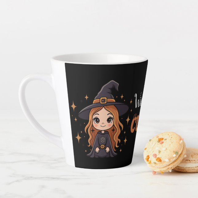 Wickly Niedlich Halloween Hexe | Spooky Adorable Milchtasse (Beispiel)