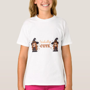 Wickly Niedlich Halloween Hexe   Spooky Adorable T-Shirt