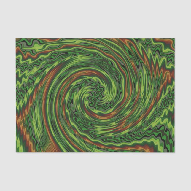 Wickte Drehung Seidenpapier (Vorderseite)