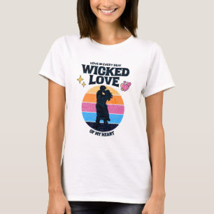 Wickte Liebe Liebe in jedem Schlag meines Herzen T-Shirt