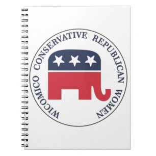 Wicomico Konservative Republikanische Frauen-Noteb Notizblock