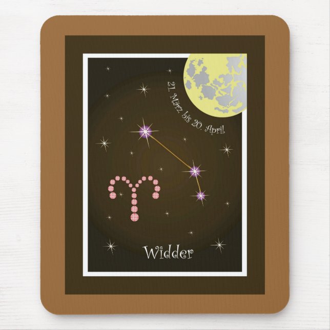Widder 21. März bis 20. April Mauspad (Vorne)