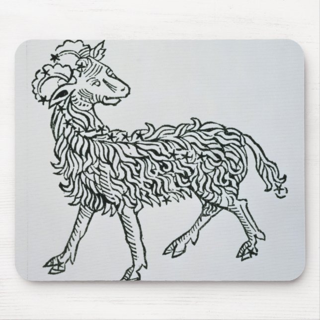Widder (das RAM) eine Illustration vom 'Poeticon Mousepad (Vorne)