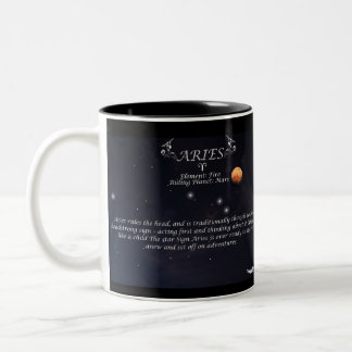Widder, die Tierkreis-Sammlungs-Tasse Zweifarbige Tasse