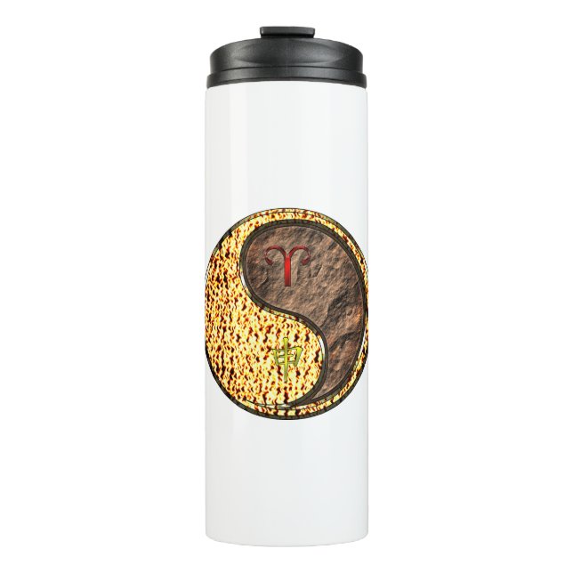 Widder & Erdaffe Thermosbecher (Vorderseite)